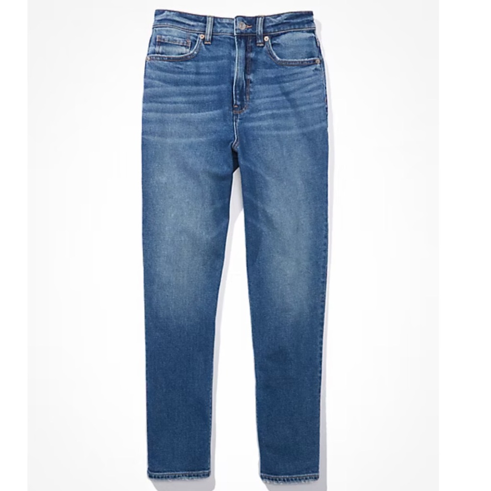 American Eagle Stretch Highest Waist Mom Petite X-Short Jean